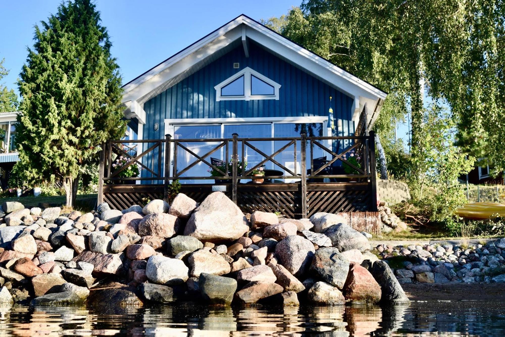 Sjoestuga/Gaesthus I Skaergarden. Akersberga Exterior photo
