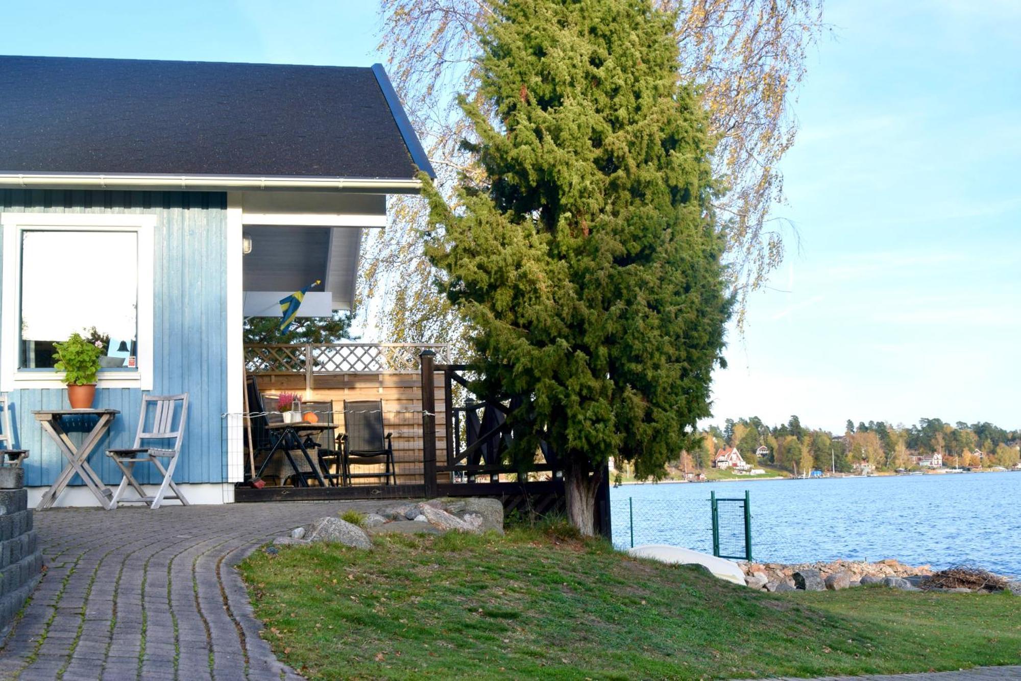 Sjoestuga/Gaesthus I Skaergarden. Akersberga Exterior photo